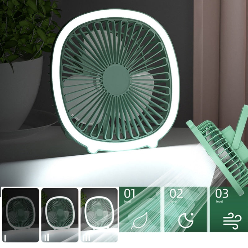 Kompakt Easy Mini Nattelygte USB Air Cooler