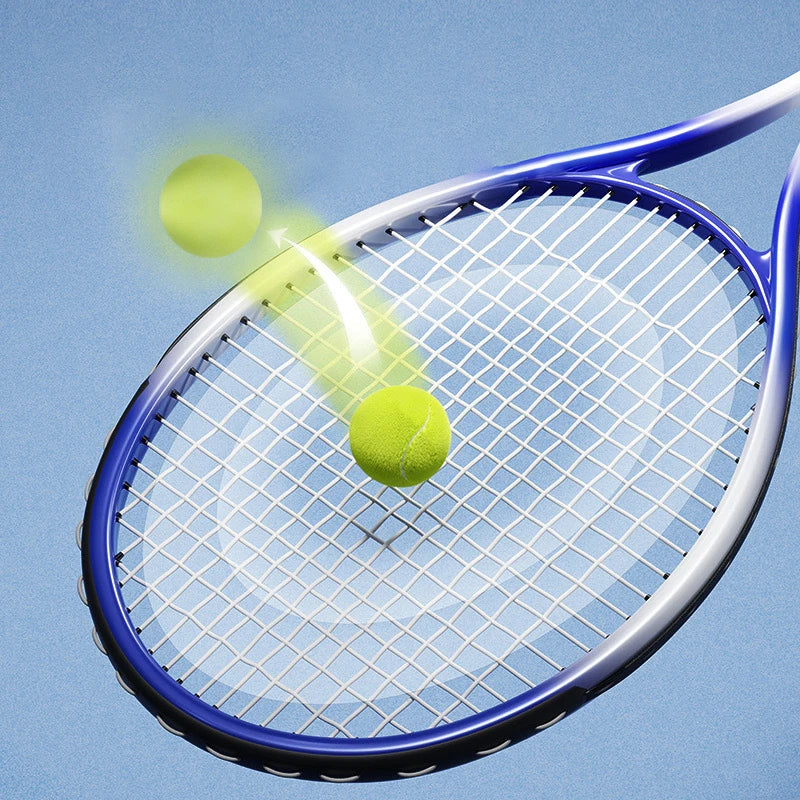 Självtränande tennis tränare med returball och snöre