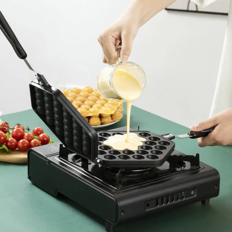 Non-stick bubbelvåffeljärn