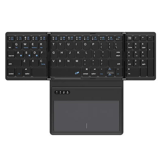 Hopvikbart trådlöst touchpad-tangentbord