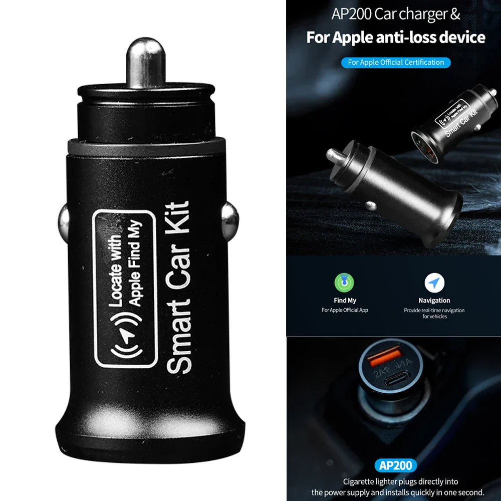 Avancerad GPS Tracker med Laddare och Apple Hitta-kompatibilitet