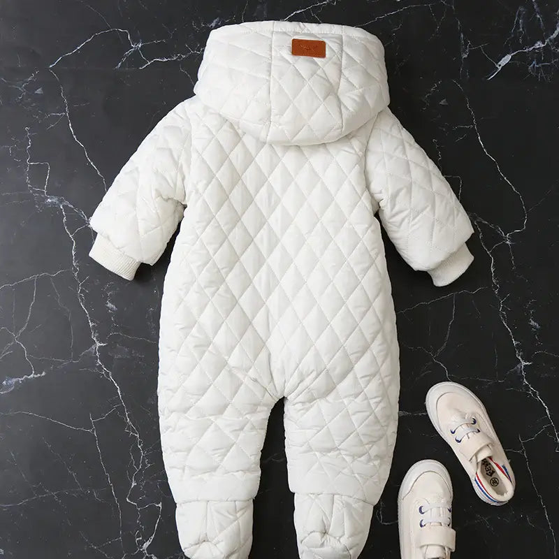 Varm og Komfortabel Babyflyverdragt i Velour