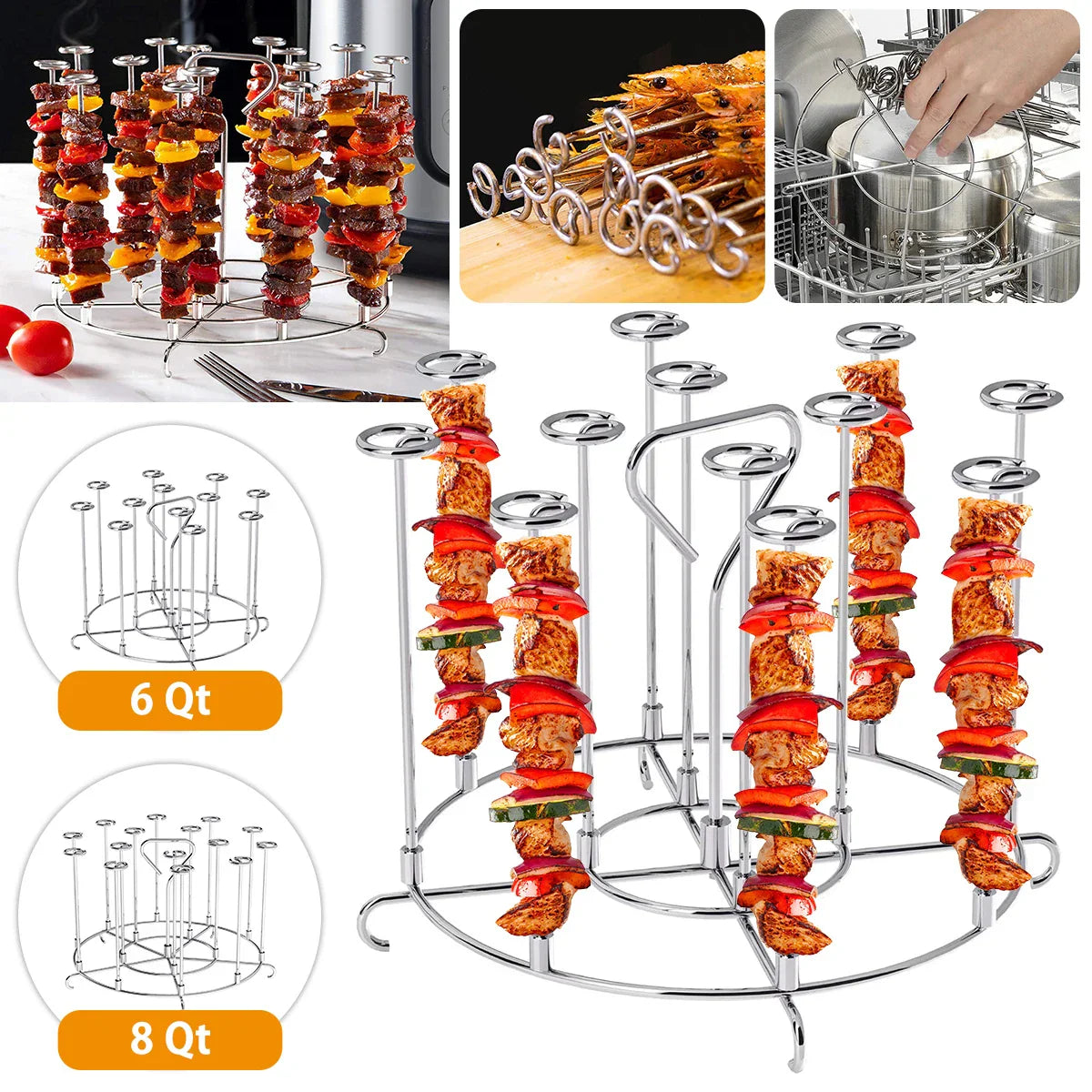 Air Fryer Vertikal Kebab Maker Stativ