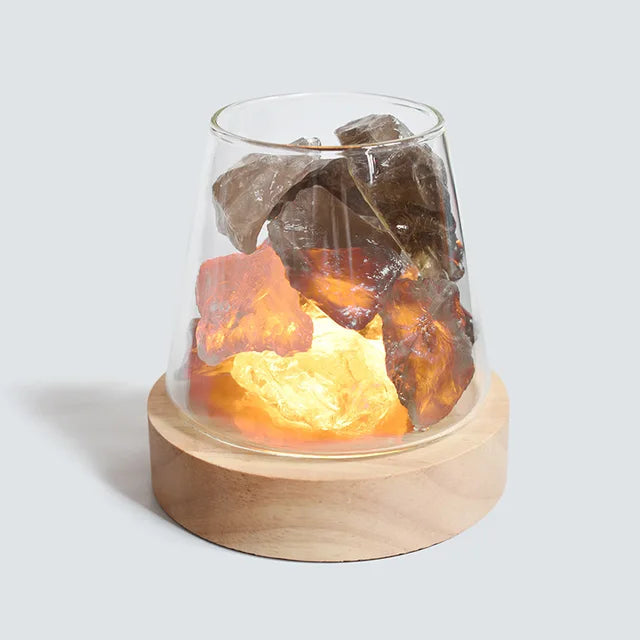 Himalaya Saltlampe med Aromadiffusor – Skab Ro og Velvære