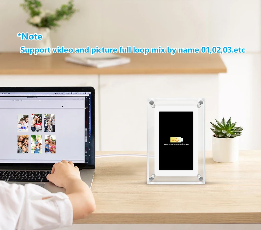 Digital videofotoramme | HD Memory Frame