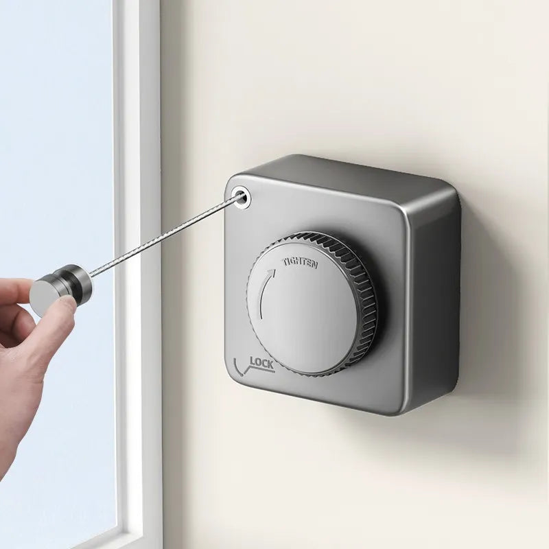 Teleskopisk Usynlig Pladsbesparende Tøj Tørrer Linie