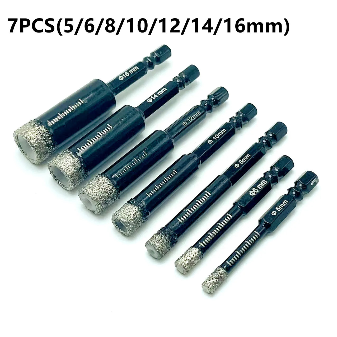 Diamantbelagt borr set
