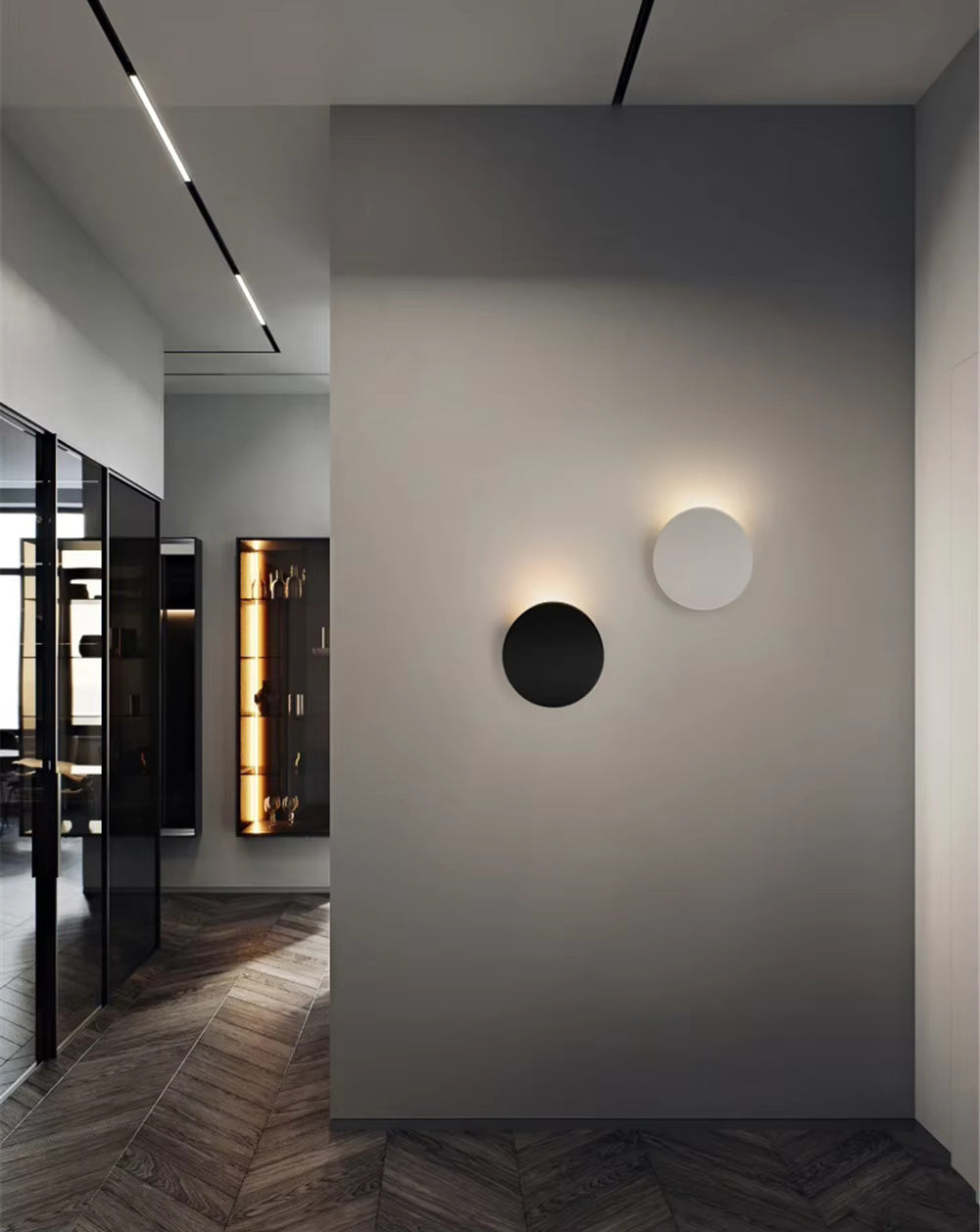 Elegant vägglampa i vågformad design – minimalistisk och modern