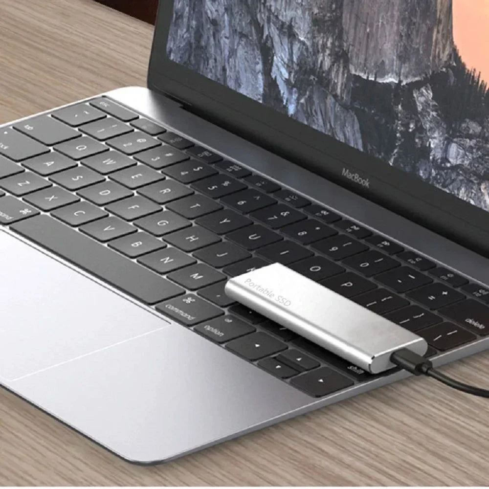 Bærbar Ekstern SSD - Lynhurtig USB 3.1 Type-C, 4TB