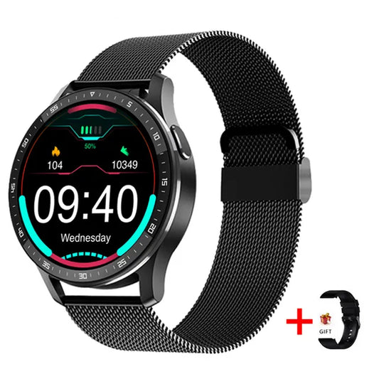To-en-i-én Smartwatch med Bluetooth-høretelefoner