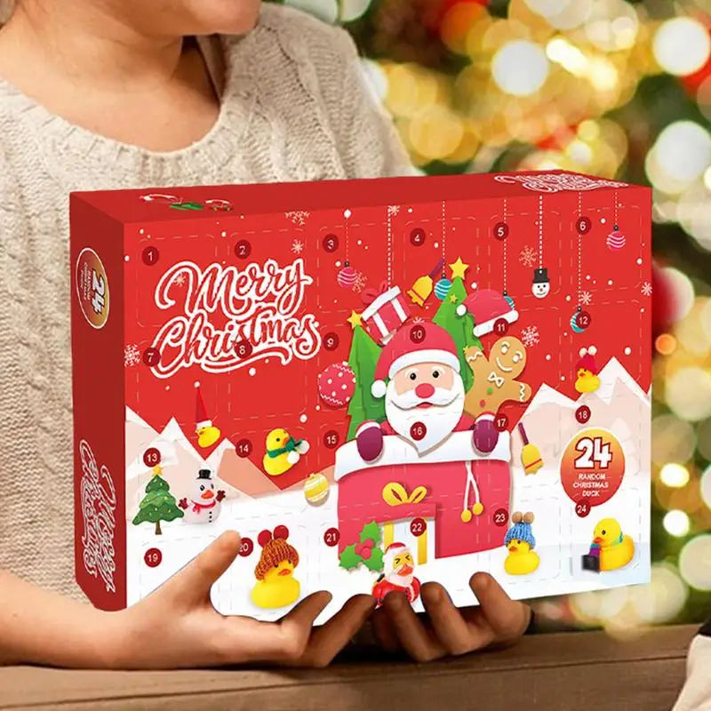 Gummiankejulkalender med 24 designer – julen 2025