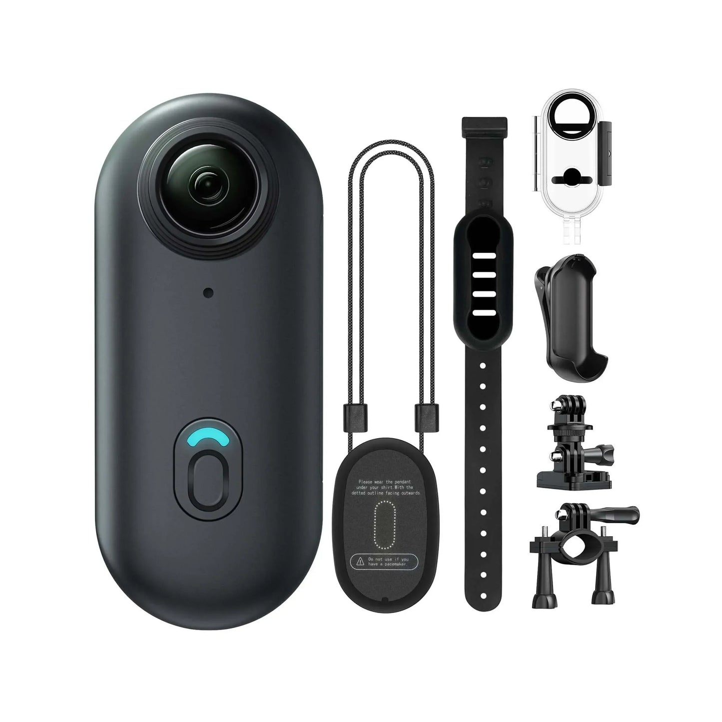 Mini WiFi Action Kamera 4K – Tragbar, Vandtæt, 360° Montering med Magnetclip
