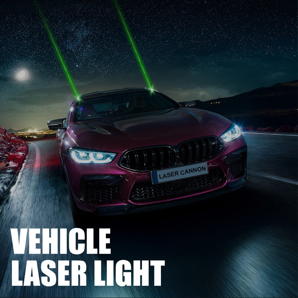 Road Laser Fjärrkontroll Bil Alert Belysningssystem