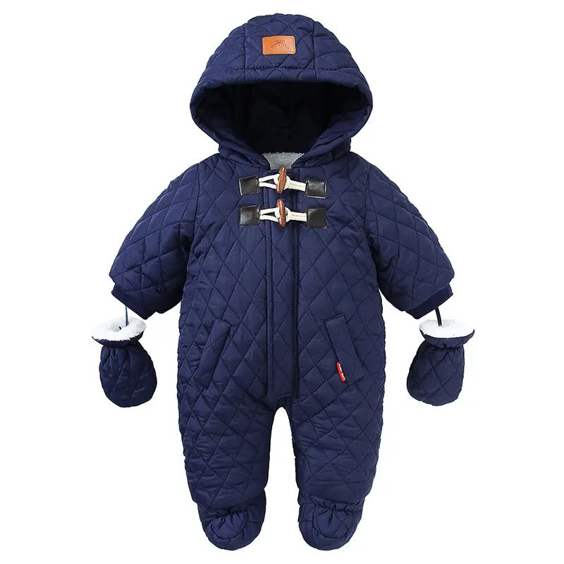 Varm og Komfortabel Babyflyverdragt i Velour