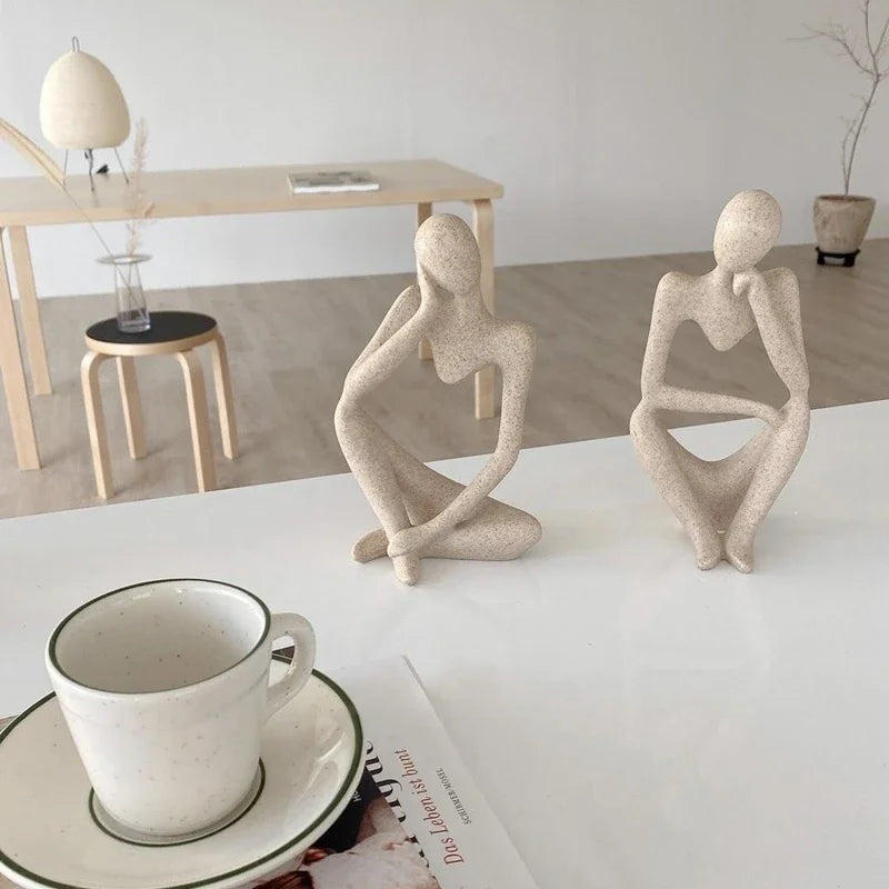 Minimalistisk dekoration med abstrakt design