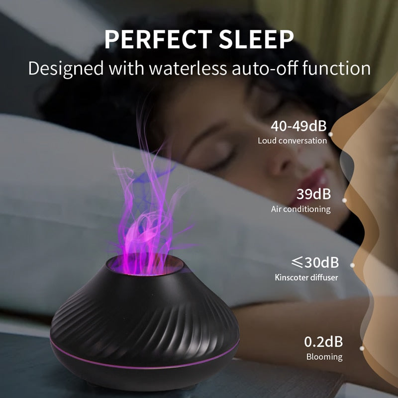 Luminous Volcano USB Luftfugter Lampe