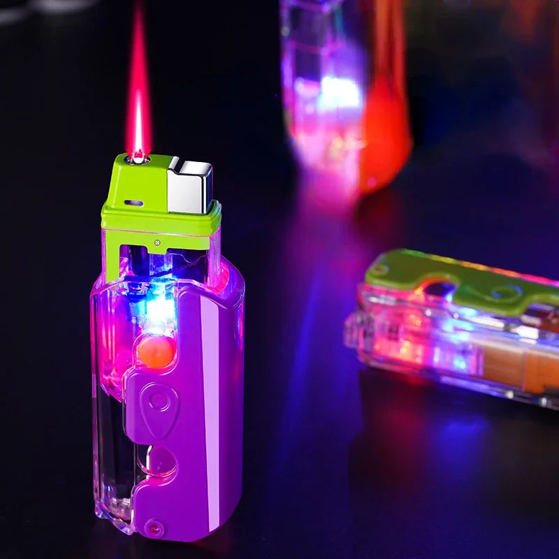 Teleskopisk vindafvisende lighter uden flammer til ildstarter