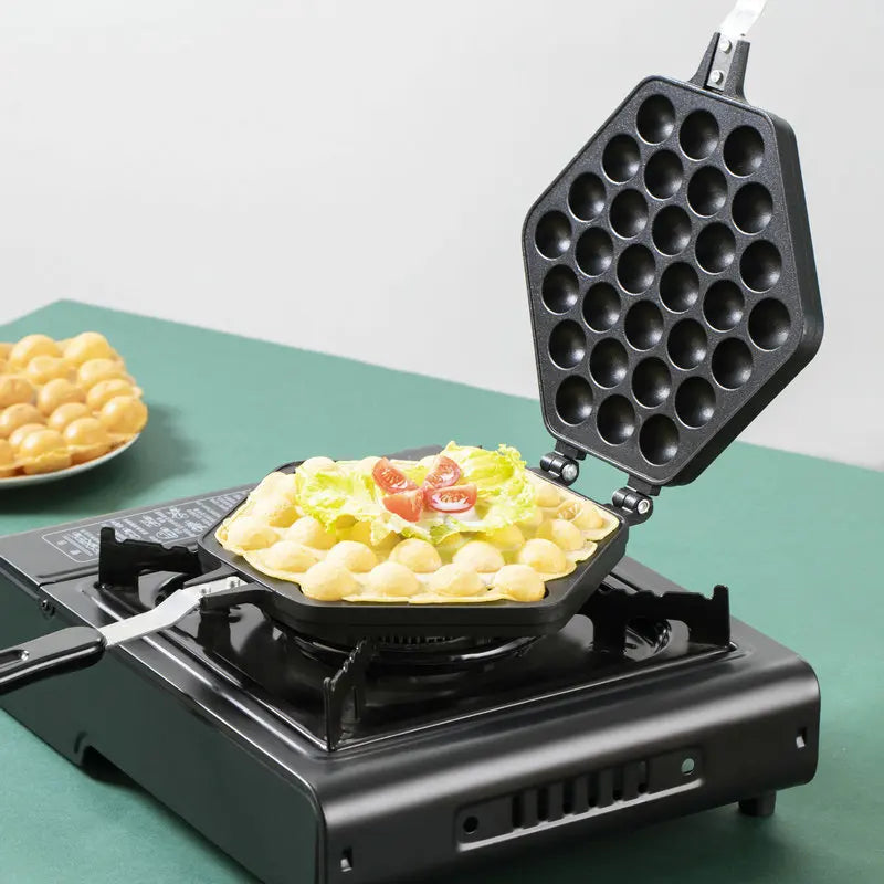 Non-stick bubbelvåffeljärn