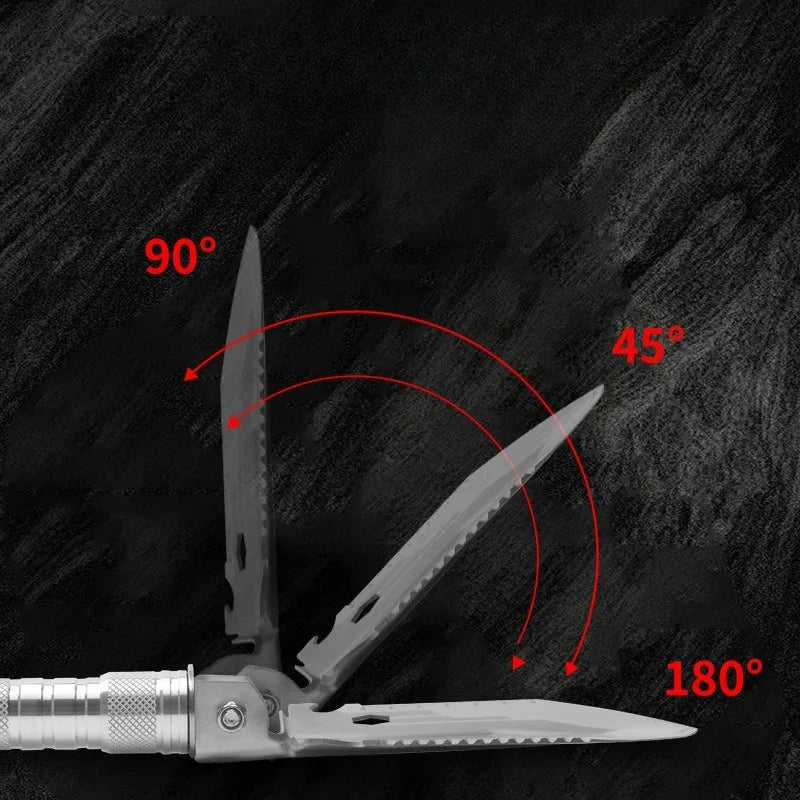 Multifunktionell utomhus camping spade