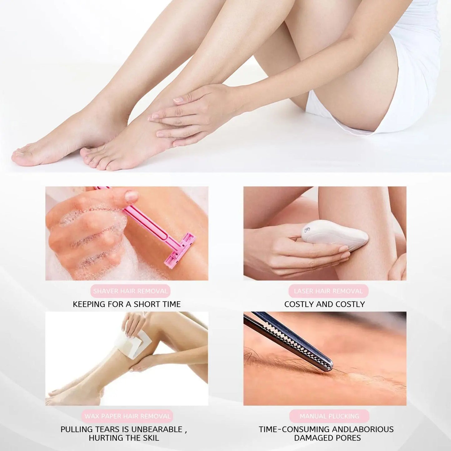 Schaum Spray zur Haarentfernung