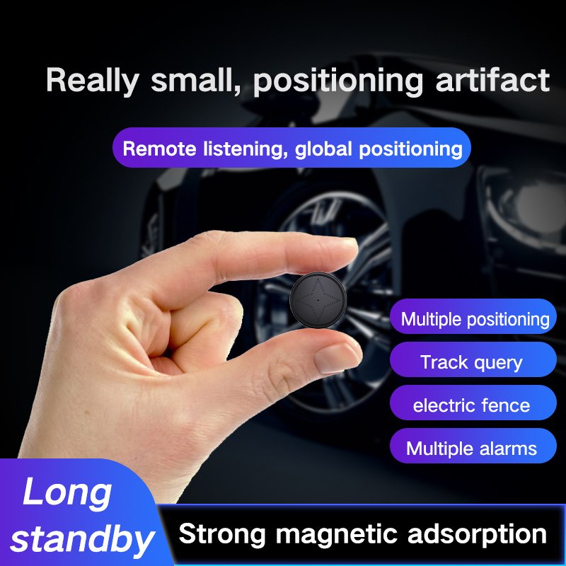 Kompakt GPS Sporingsenhed med Magnet - Real-Time Sikkerhed