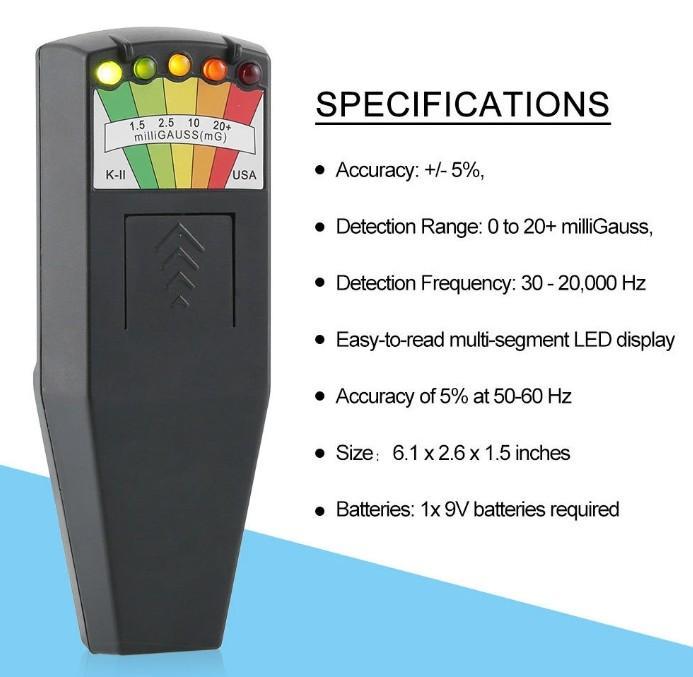 EMF-detektor för spökjakt