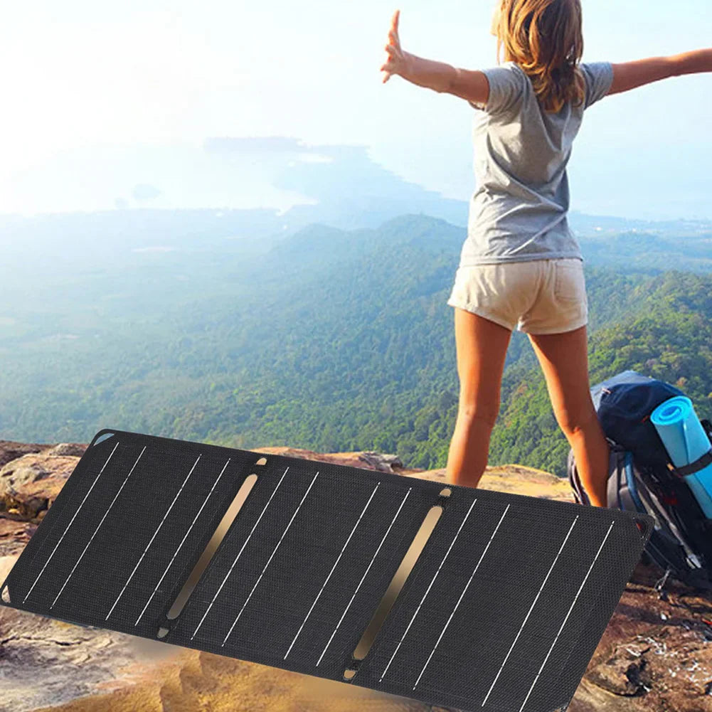 EnergiserPro Solcelle Foldbar Oplader | Effektiv bærbar energikilde