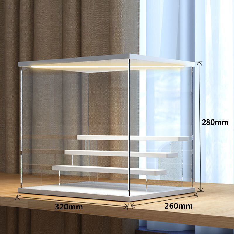 Akryl displaybox med belysning – Enkel design