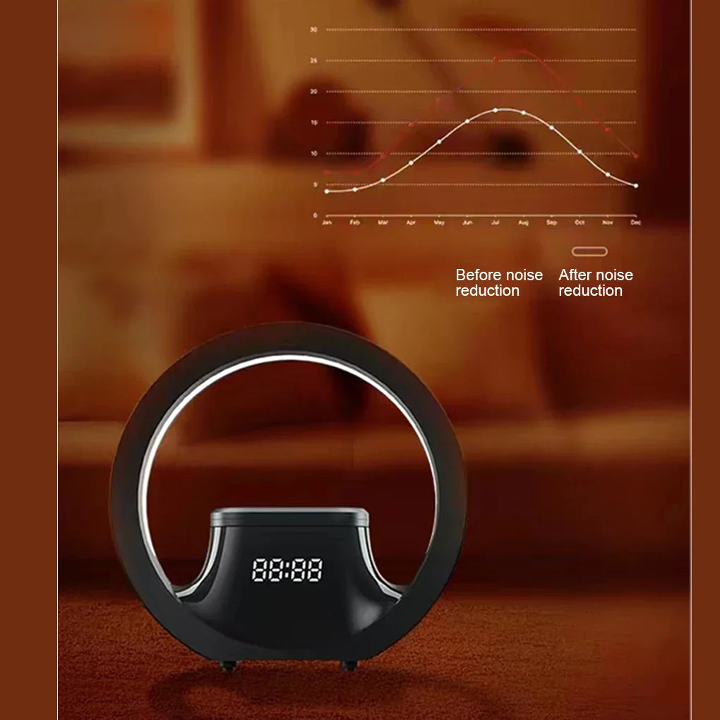 Aromaterapi Diffuser Bluetooth Beroligende Lyde Natte Lys Lampe