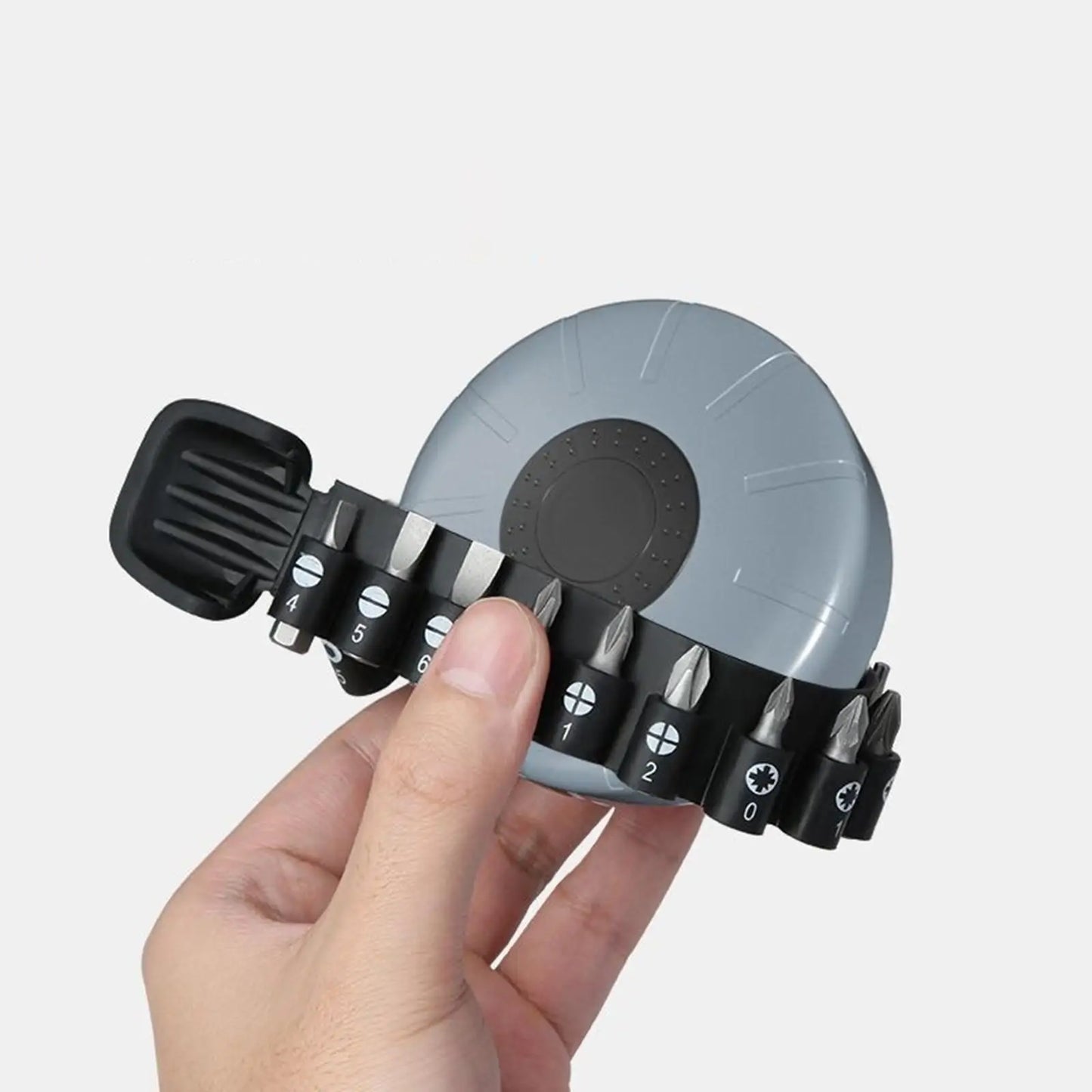 Fleksibelt skruetrækker sæt med bølgebånd design