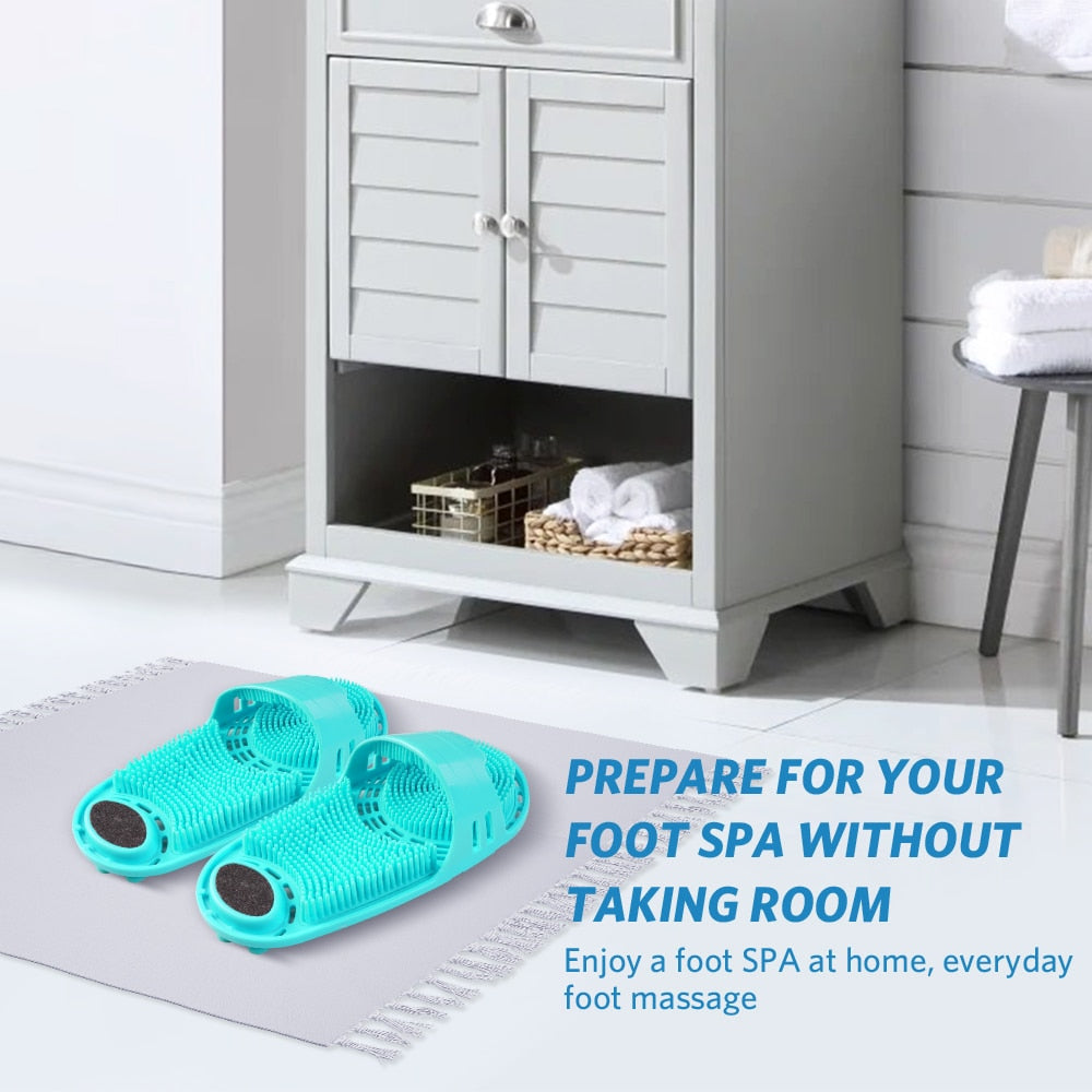 Silikonfotborste för Bad – Hygienisk Fotmassage