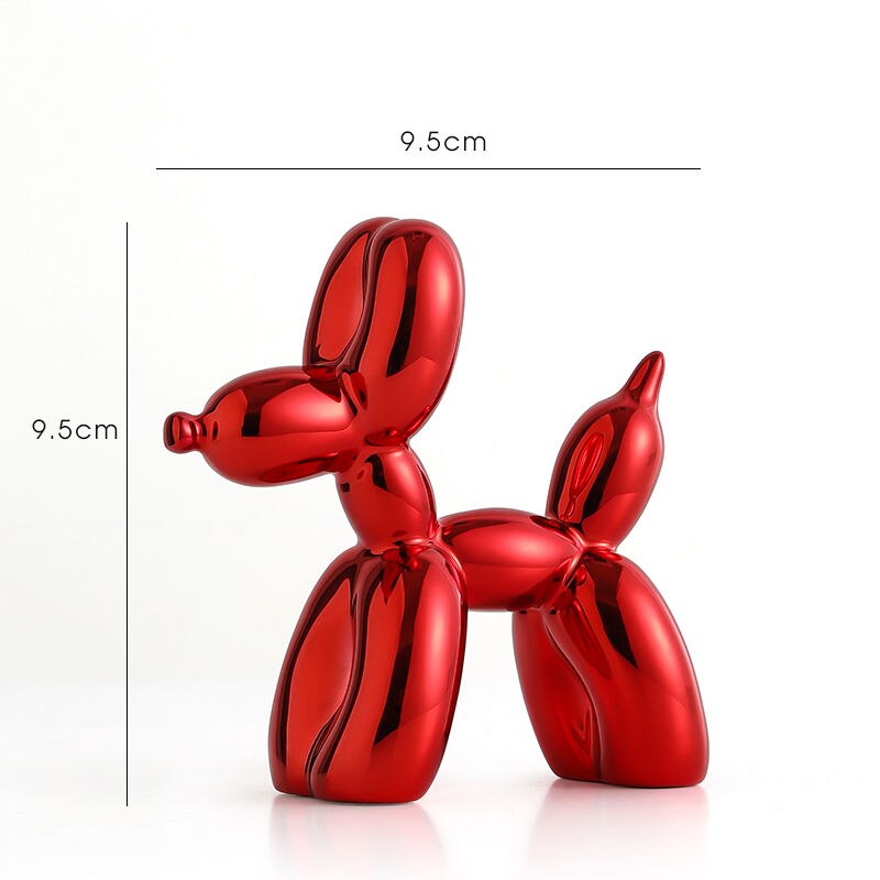 Resin Figur af Ballonhund