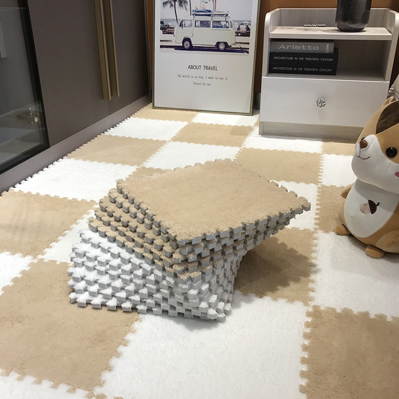 DIY Vinter Plush Puzzle Mat