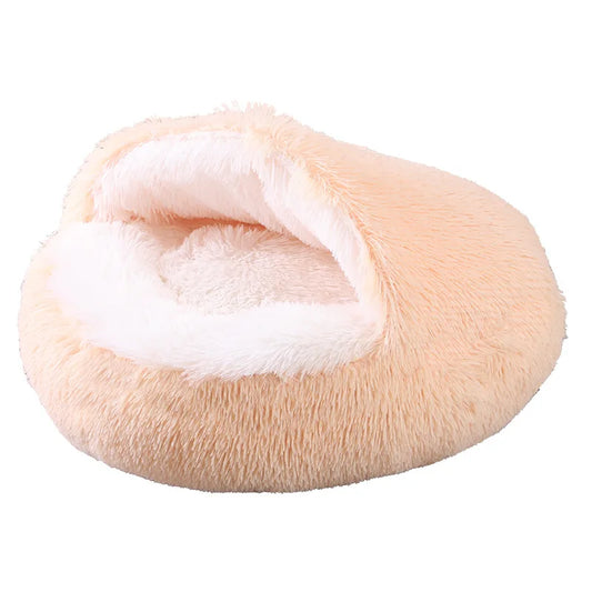 Snuggle Nest Plush Täckt Husdjurssäng