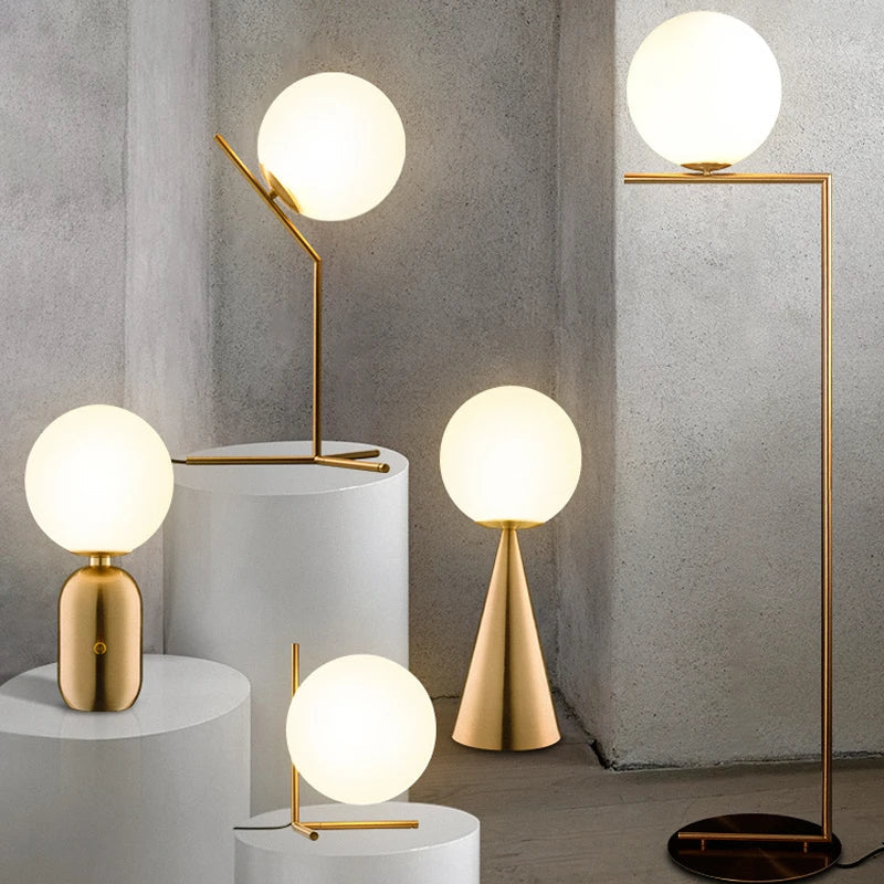 Elegant glaslampa med diskret ljusspridning