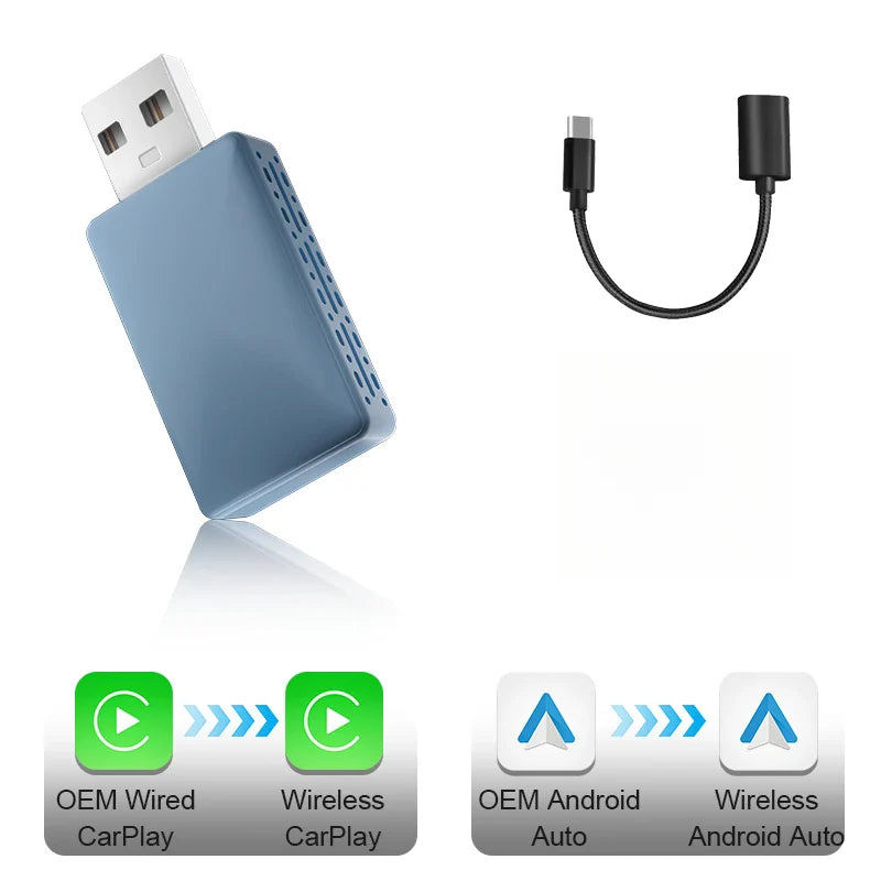 Trådlös CarPlay & Android Auto-adapter – Förenklad bilresa