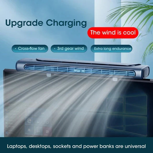 USB Genopladelig Portabel Bord- & Skærm Klemme Luftkonditionering