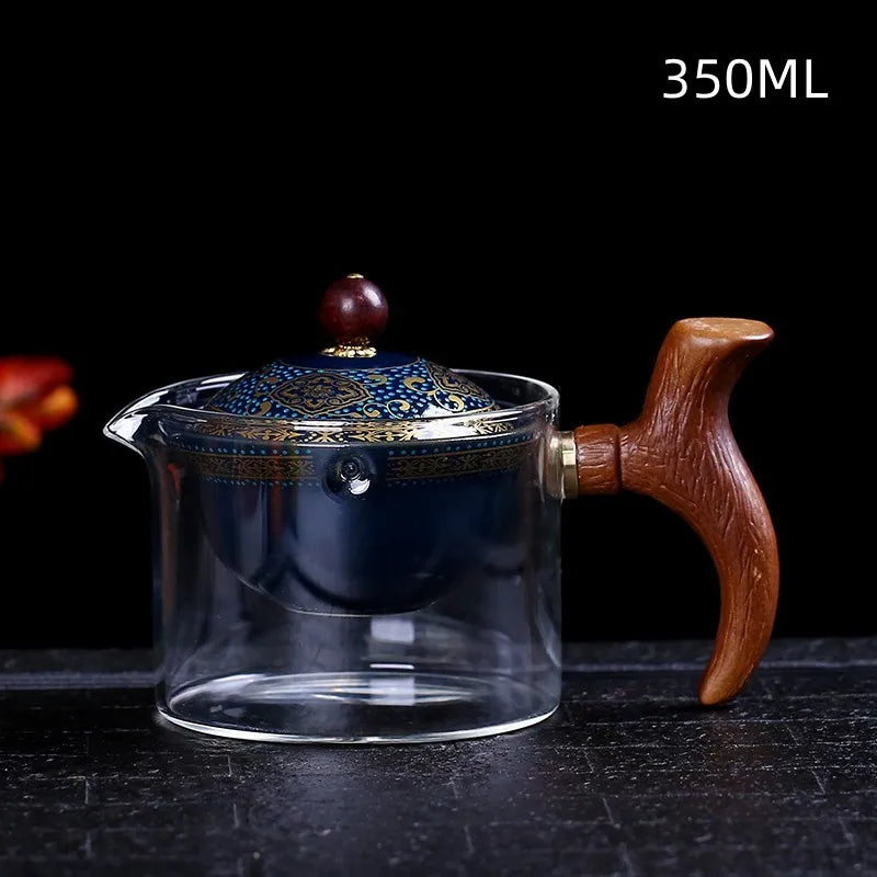 Traditionel Harmoni Keramisk Drejelig Teapot