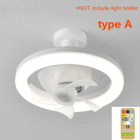 2in1 Strålende Rotérende RC Loftventilatorlampe
