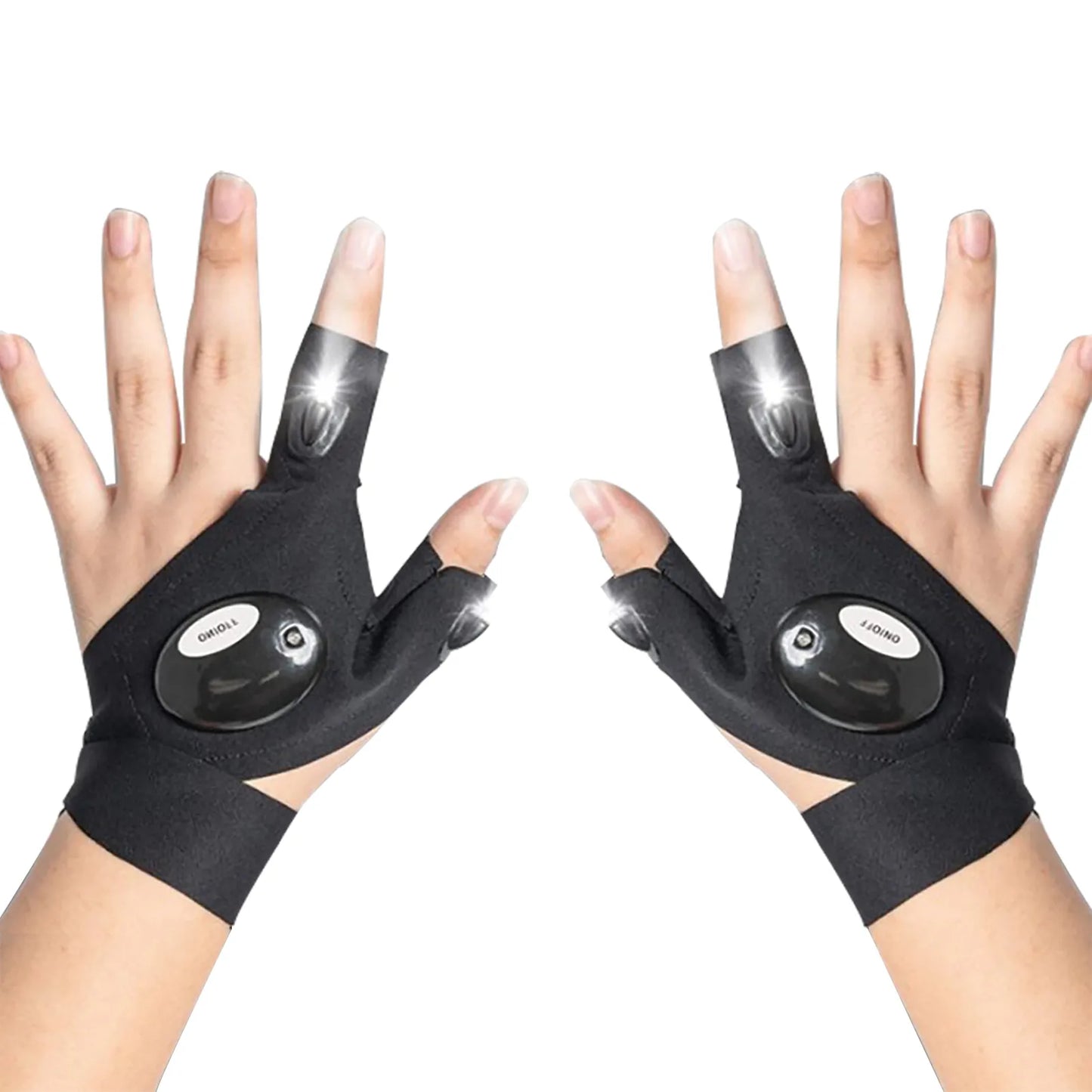 LED Ficklampor med Handskar