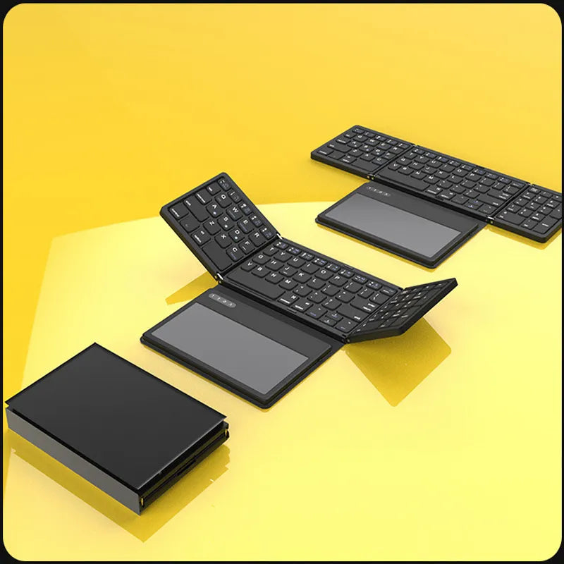 Folding Mini Trådløst Touchpad Tastatur