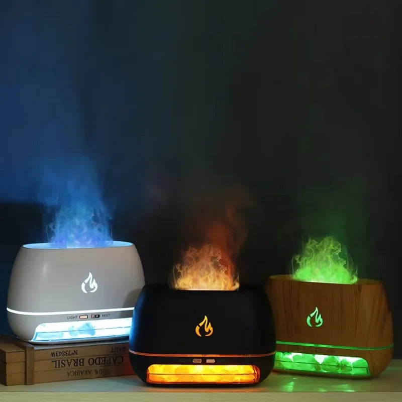 Aromadiffuser med Himalayasalt og stemningslys