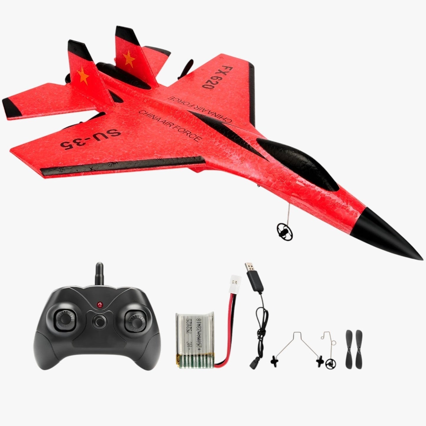LED Flygplan med Fjärrkontroll – RC Glider Effekt