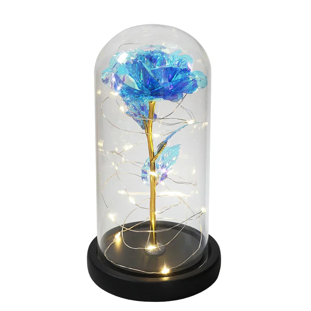 Elegant Rosa LED Kuppel – Lysende Dekoration til Bryllupper og Begivenheder