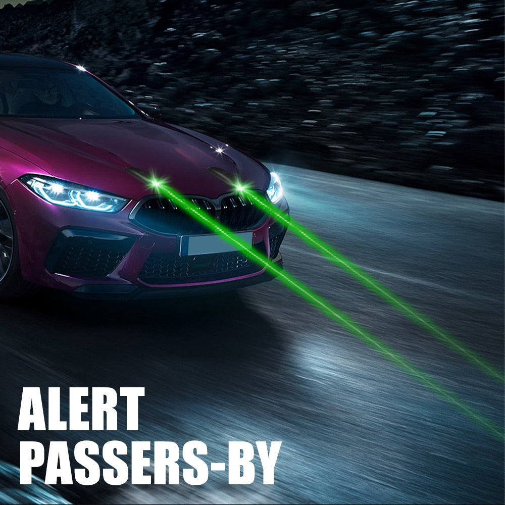Road Laser Fjärrkontroll Bil Alert Belysningssystem