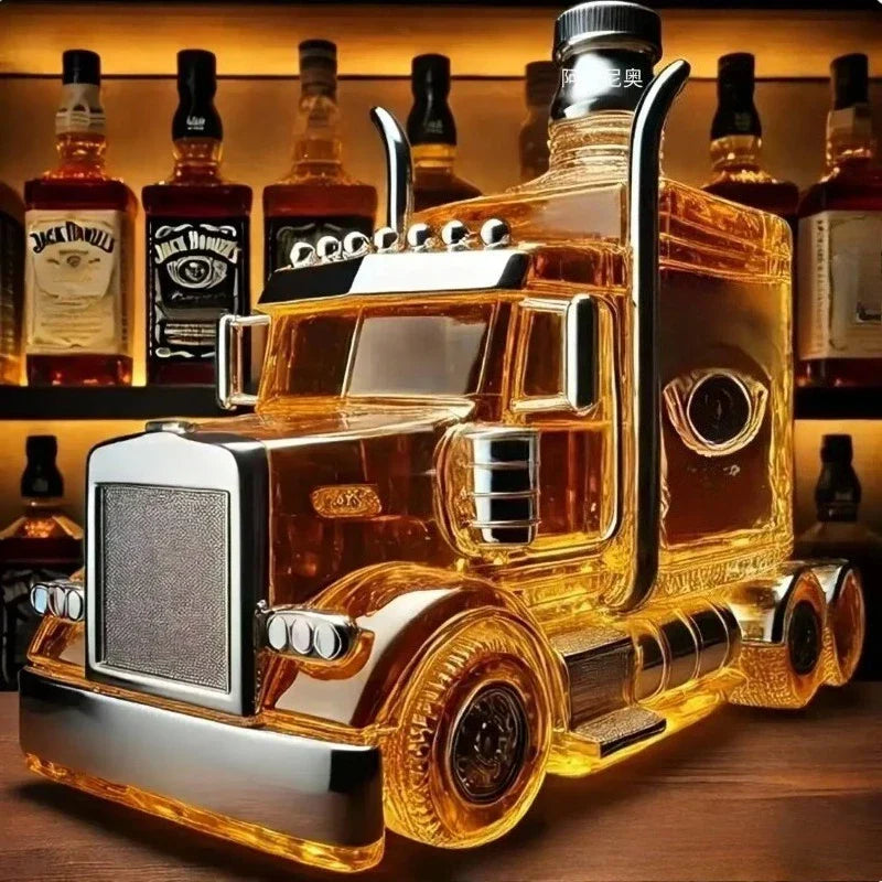 Unik Whiskyflaske i Form af Lastbil