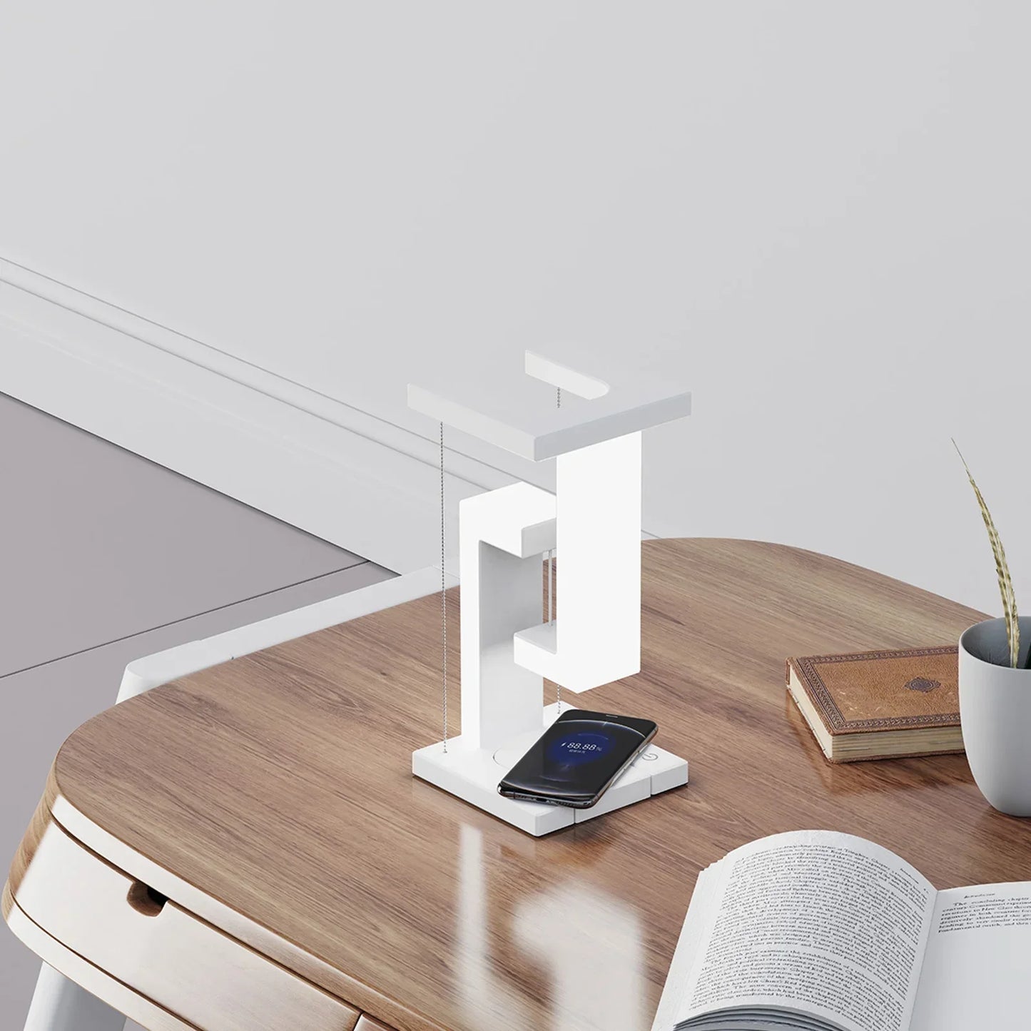 Anti Gravity Orbit Trådløs Opladning Natlampe