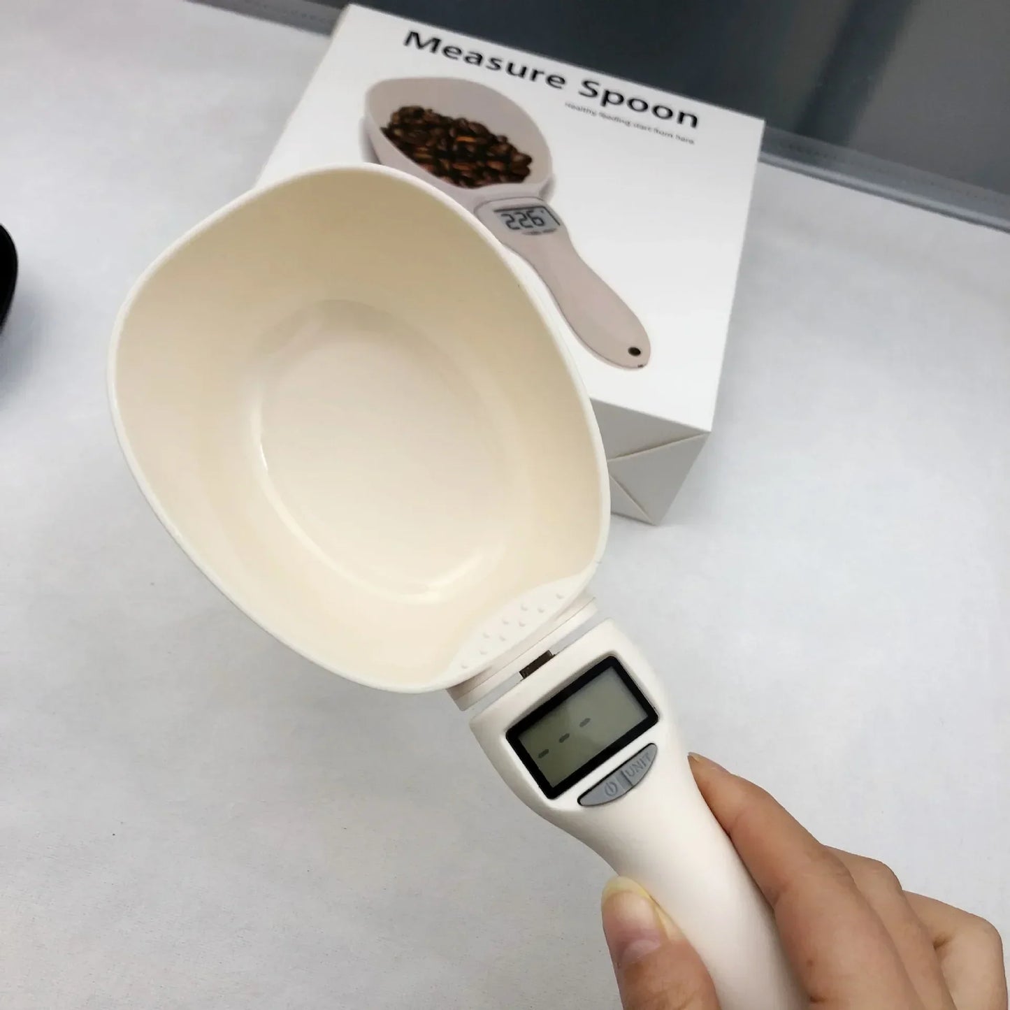 Digital foder våg med display