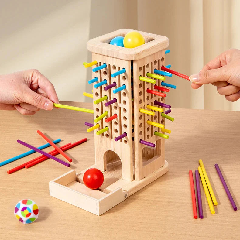 Montessori Trætårn med Læring og Sjov for Børn