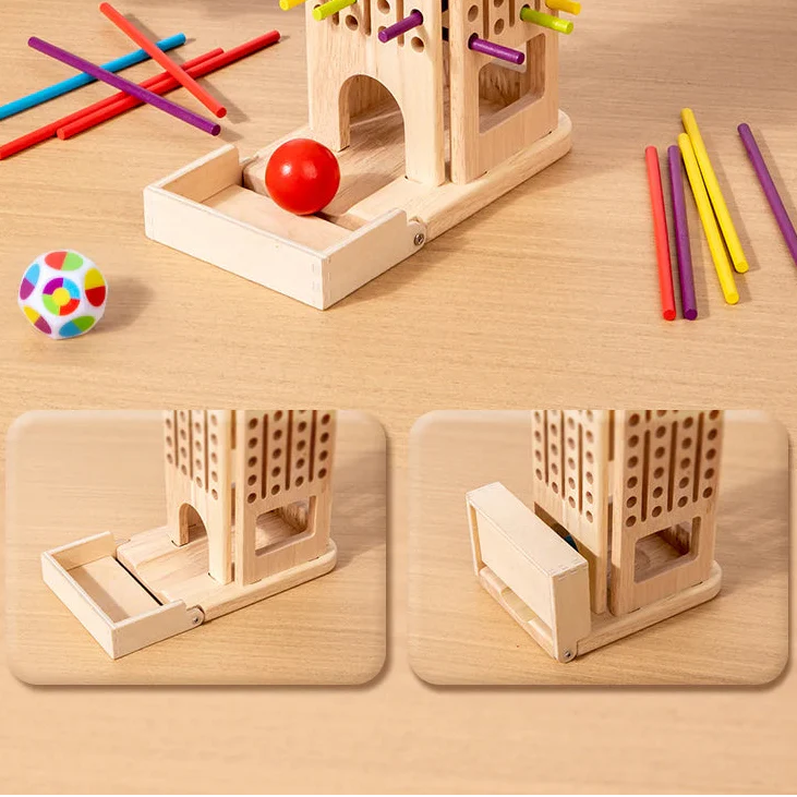 Montessori Trætårn med Læring og Sjov for Børn